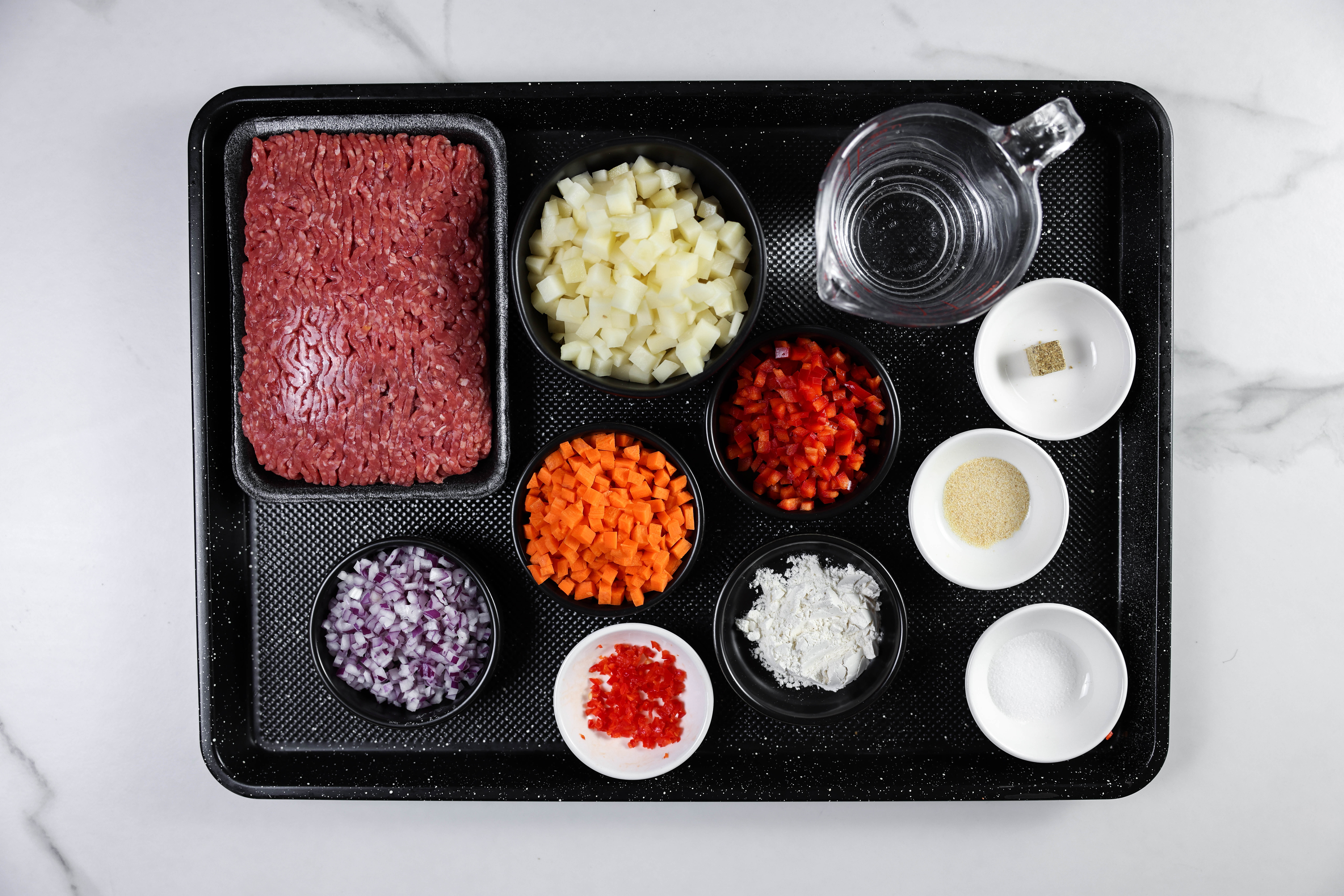 ingredients for meat pie filling