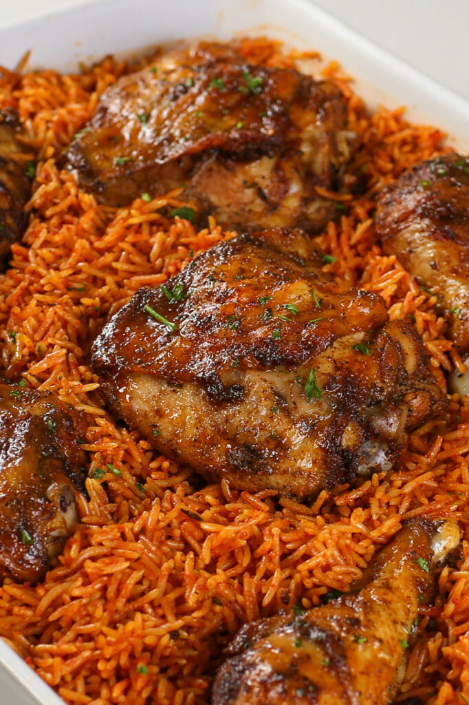 Baked jollof rice