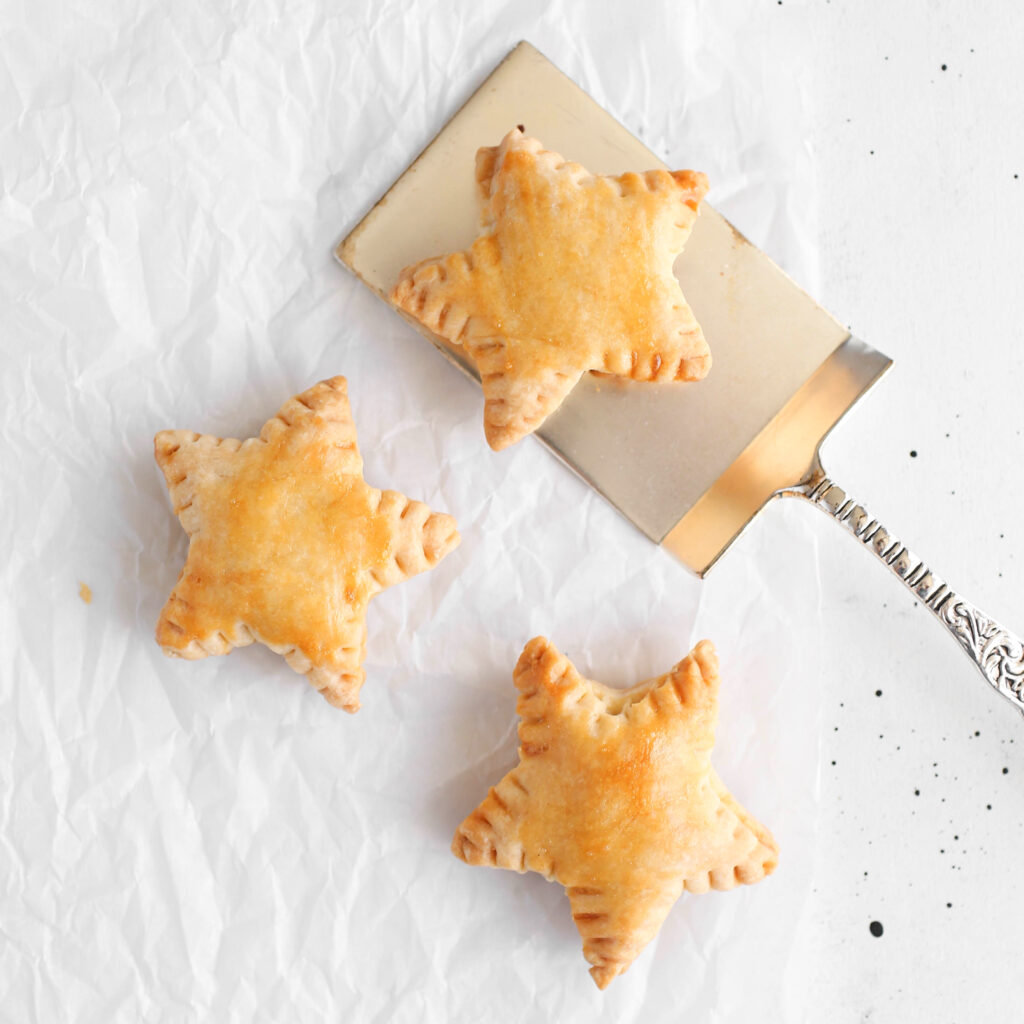 Christmas tree pie